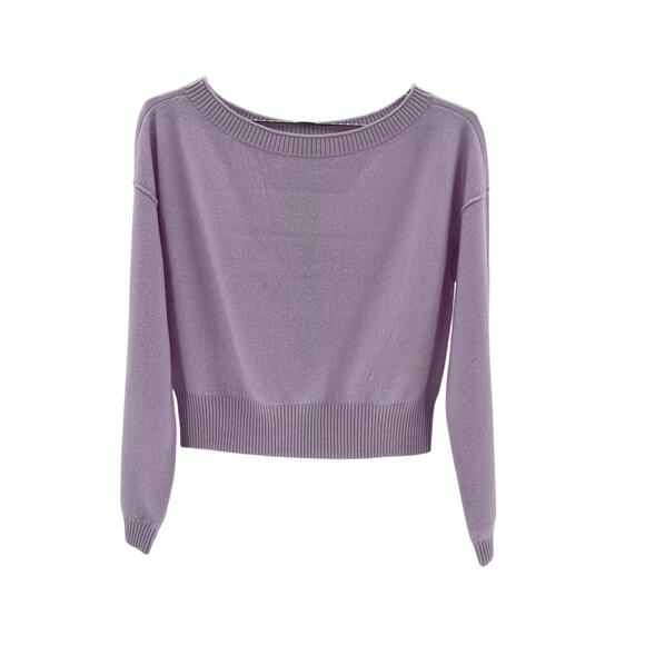 Free People 'Ellie' Purple Cashmere Pullover Sweater Size XS / TP - Picture 2 of 4